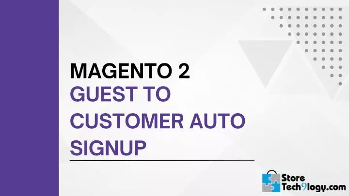 magento 2 guest to customer auto signup