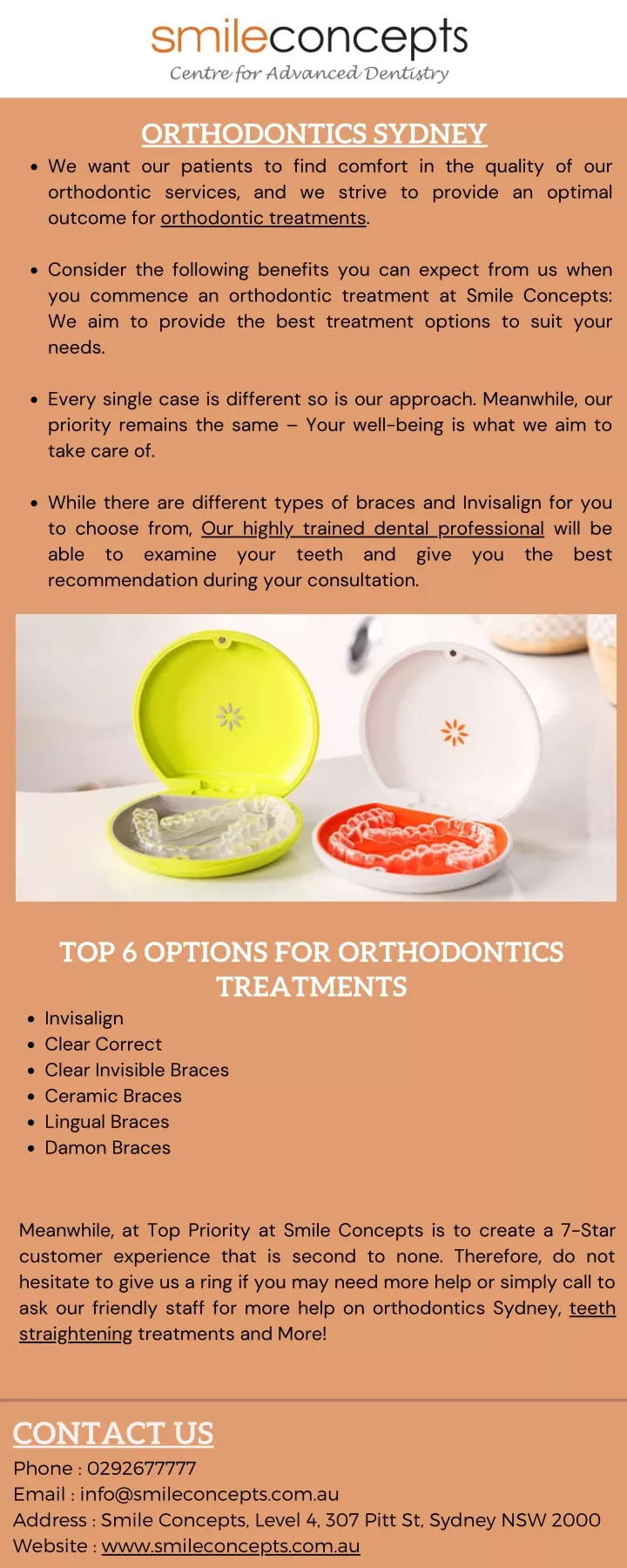 orthodontics sydney we want our patients to find