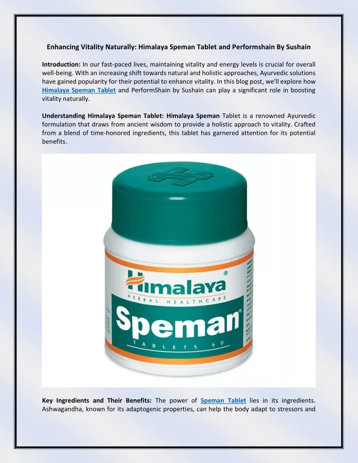 enhancing vitality naturally himalaya speman