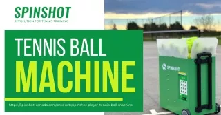 Elevate Your Game with the Ultimate Tennis Ball Machine