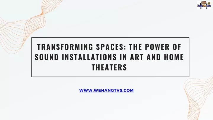 transforming spaces the power of sound