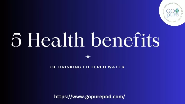 5 health benefits