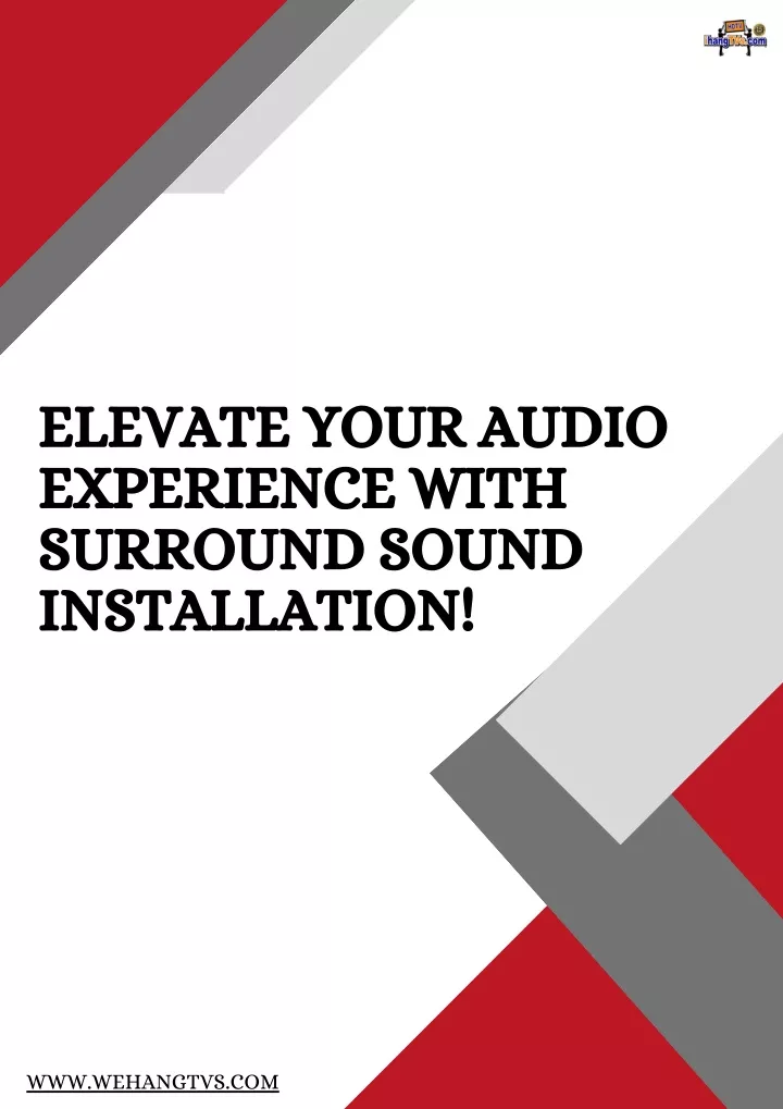 elevate your audio experience with surround sound