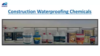 Construction Waterproofing Chemicals Amis Consultant