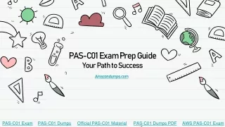 Success Unveiled PAS-C01 Study Material on Amazondumps