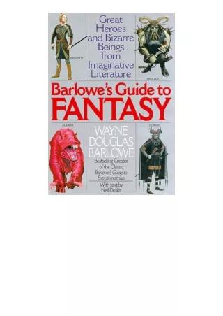 Kindle online PDF Barlowes Guide to Fantasy for ipad