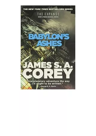 Ebook download Babylons Ashes The Expanse 6 for ipad