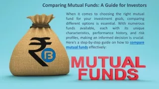 Comparing Mutual Funds A Guide for Investors