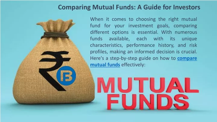 comparing mutual funds a guide for investors