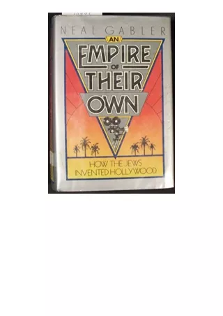 Ebook download An Empire of Their Own How the Jews Invented Hollywood for ipad