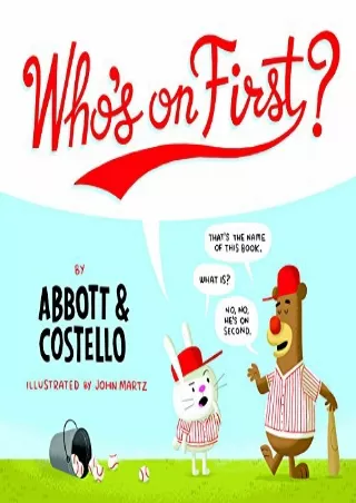 [PDF READ ONLINE] Who's on First? (Pop Classics)