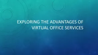 Exploring the Advantages of Virtual Office Services