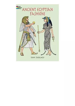 Download Ancient Egyptian Fashions Coloring Book Dover Fashion Coloring Book unlimited