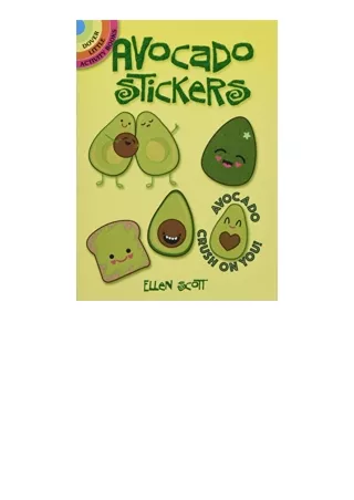 Download Avocado Stickers Dover Little Activity Books Stickers unlimited