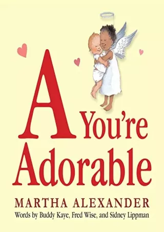 Read ebook [PDF] A You're Adorable