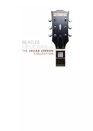Download PDF Beatles Memorabilia The Julian Lennon Collection for ipad