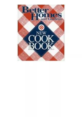 Kindle online PDF Better Homes and Gardens New Cook Book Three Ring Binder Edition full