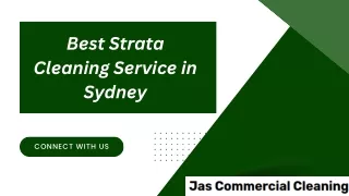 Best Strata Cleaning Service in Sydney