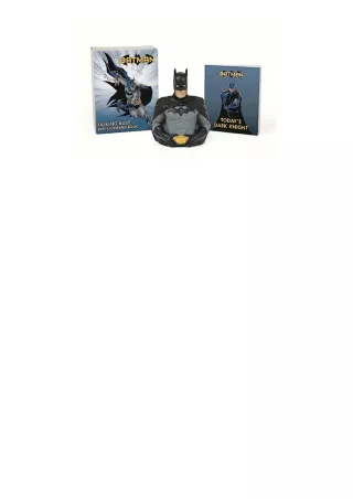 Ebook download Batman Talking Bust and Illustrated Book RP Minis for ipad