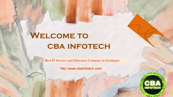 welcome to cba infotech