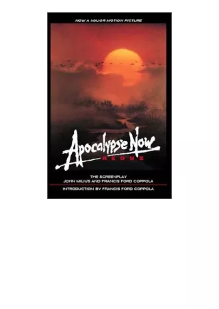 Download Apocalypse Now ReduxA Screenplay unlimited