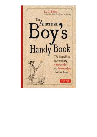 PDF read online American Boys Handy Book for android