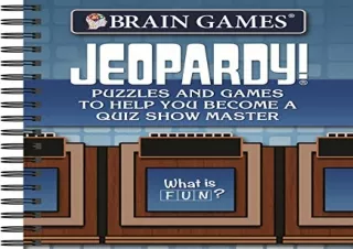 DOWNLOAD️ FREE (PDF) Brain Games - Jeopardy!: Puzzles and Games to Help You Become a Quiz