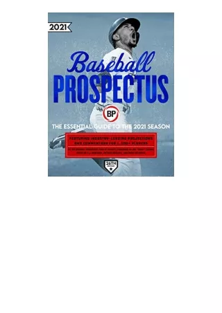 Download Baseball Prospectus 2021 free acces