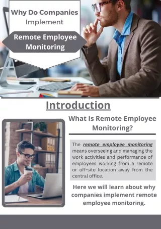 Remote Employee Monitoring