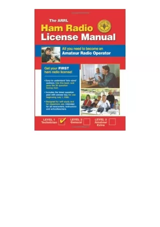 Ebook download ARRL Ham Radio License Manual All You Need to Become an Amateur Radio Operator for ipad