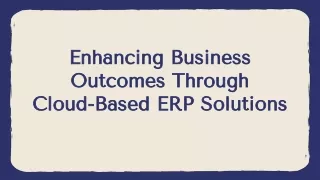 enhancing business enhancing business outcomes