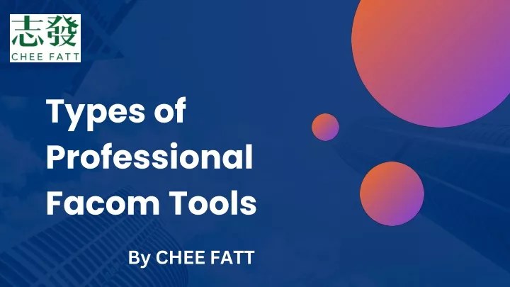 types of professional facom tools