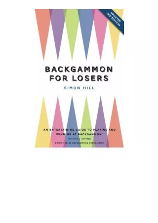 Download PDF Backgammon for Losers Updated Edition free acces