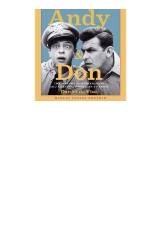 Download Andy and Don The Making of a Friendship and a Classic American TV Show full