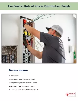 How do electrical distribution panels stand in the market?