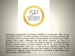 Looking for Full Dental Implantsvisit Dr. Devi