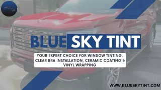 Discover Automotive Excellence with Blue Sky Tint