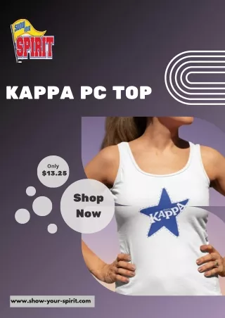Buy Kappa PC Top Online – Show Your Spirit