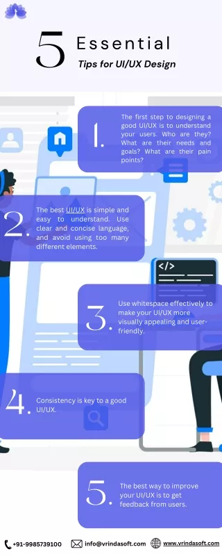 5 Essential Tips for Best UI/UX Design