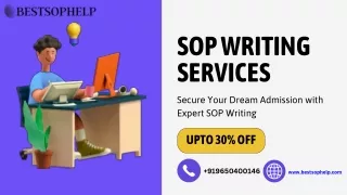 Secure Your Dream Admission with Expert SOP Writing
