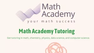 math academy tutoring