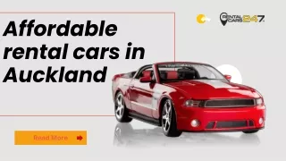 Affordable Rental Cars in Auckland