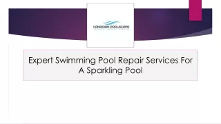 Reliable Swimming Pool Repair Services For A Refreshing Summer