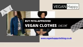 Buy PETA-Approved Vegan Clothes Online| Affordable Vegan Accessories| Top Vegan