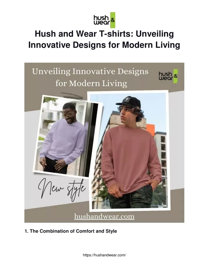 hush and wear t shirts unveiling innovative