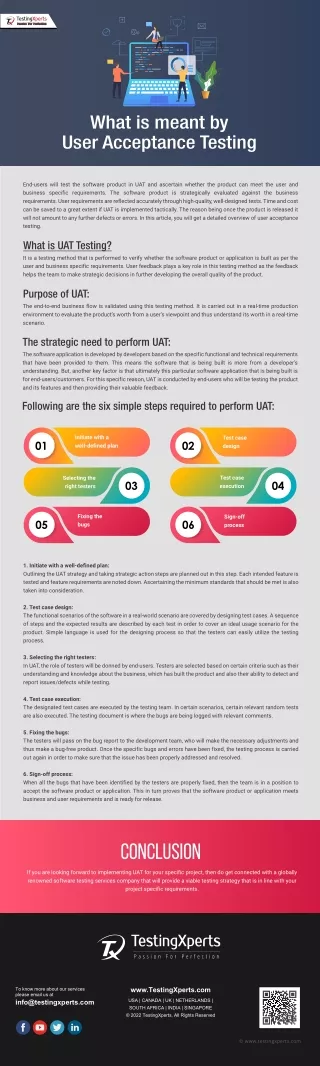 What is meant by User Acceptance Testing