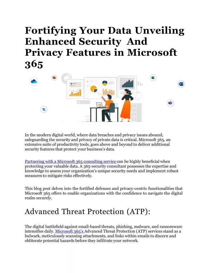 fortifying your data unveiling enhanced security and privacy features in microsoft 365