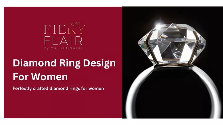 diamond ring design for women