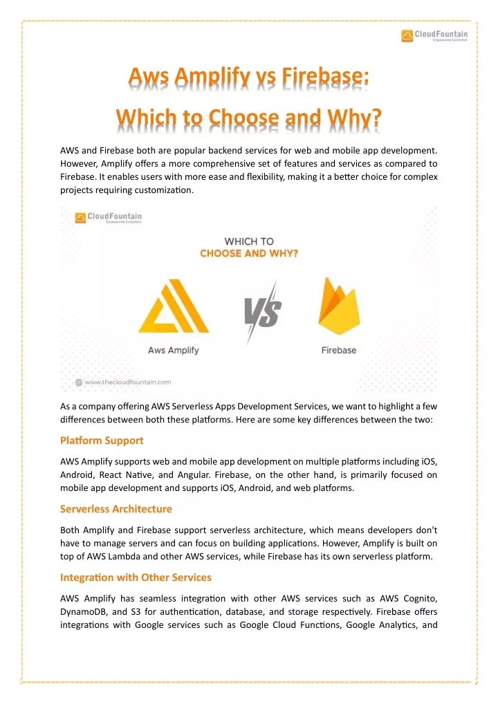 aws amplify vs firebase