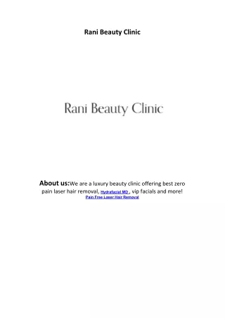 Rani Beauty Clinic